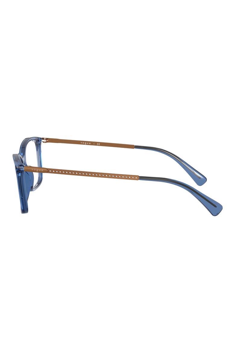 54mm Pillow Optical Glasses, Alternate, color, TRANSPARENT BLUE