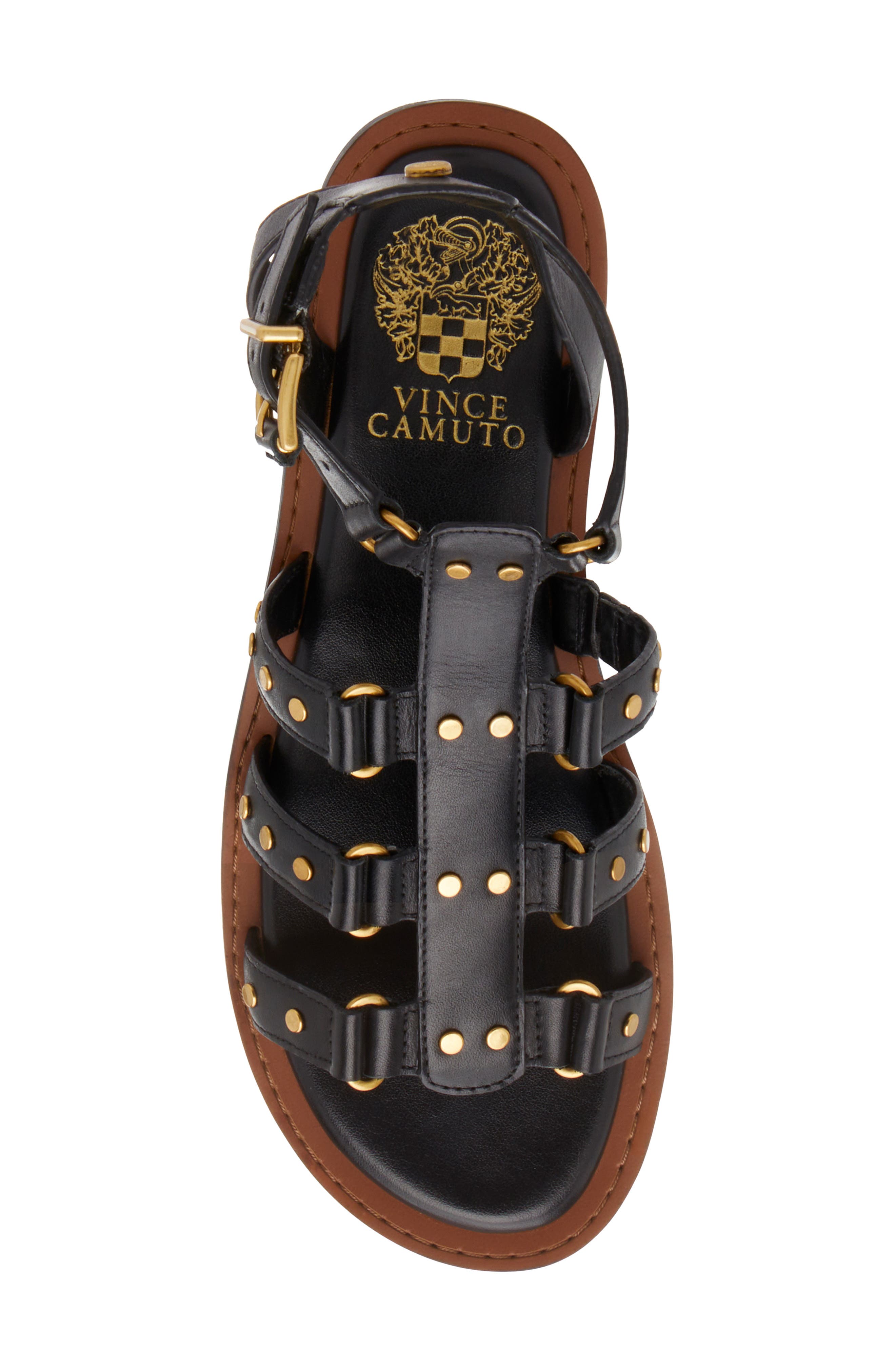 Vince Camuto Claira Gladiator Sandal, Alternate, color, Black