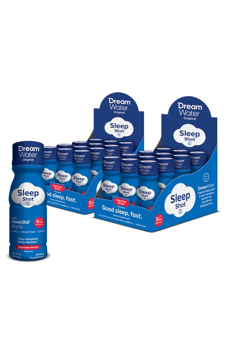 Sleep Aid Supplement Drink; Melatonin 5Mg, Gaba, 5Htp;  Zero Sugar, Main, color, Multicolored