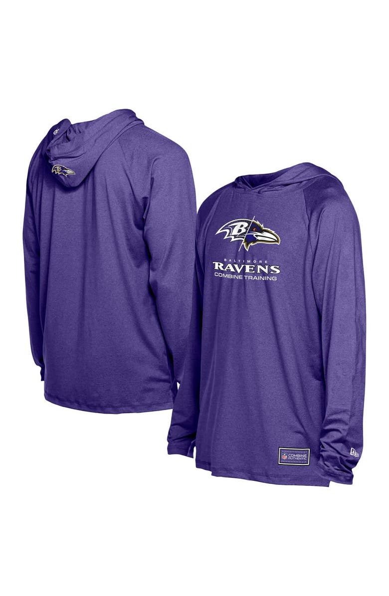 New Era Men's New Era  Purple Baltimore Ravens Functional Fandom Hoodie, Main, color, 