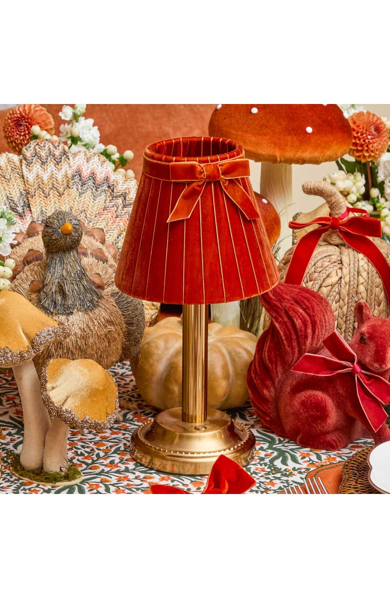 Mrs. Alice Corinthian Rechargeable Lamp, Alternate, color, Red