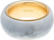 Reiss Ciara Curve Marble Bangle