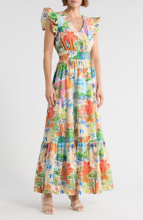 Print Maxi Dress