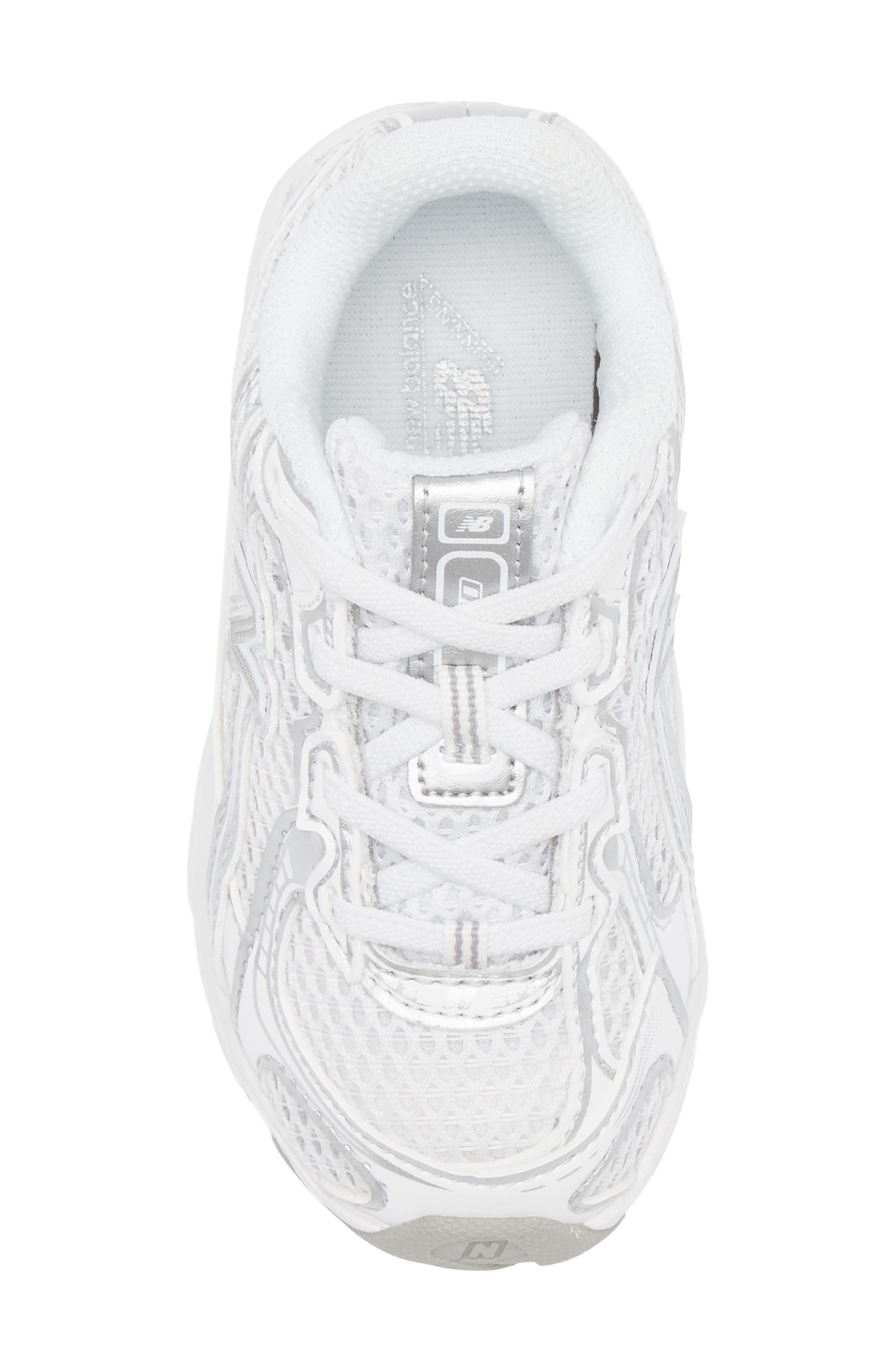New Balance Kids' 740 Sneaker, Alternate, color, White/ Silver Metallic