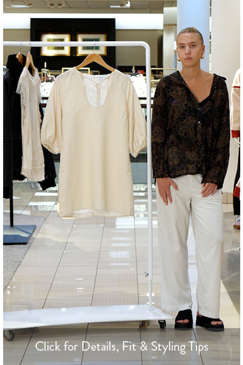 Sidney Front Tie Shift Dress video
