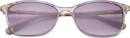 Ted Baker London 56mm Full Rim Rectangle Sunglasses