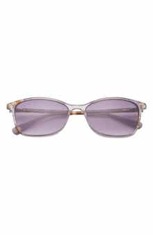 Ted Baker London 56mm Full Rim Rectangle Sunglasses