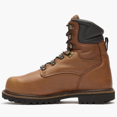 Georgia Boot Padded Hammer Internal Metatarsal Steel Toe Work Boot In Brown