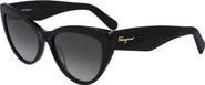 FERRAGAMO Salvatore Ferragamo 56mm Cat Eye Sunglasses