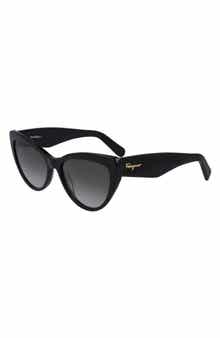 FERRAGAMO Salvatore Ferragamo 56mm Cat Eye Sunglasses