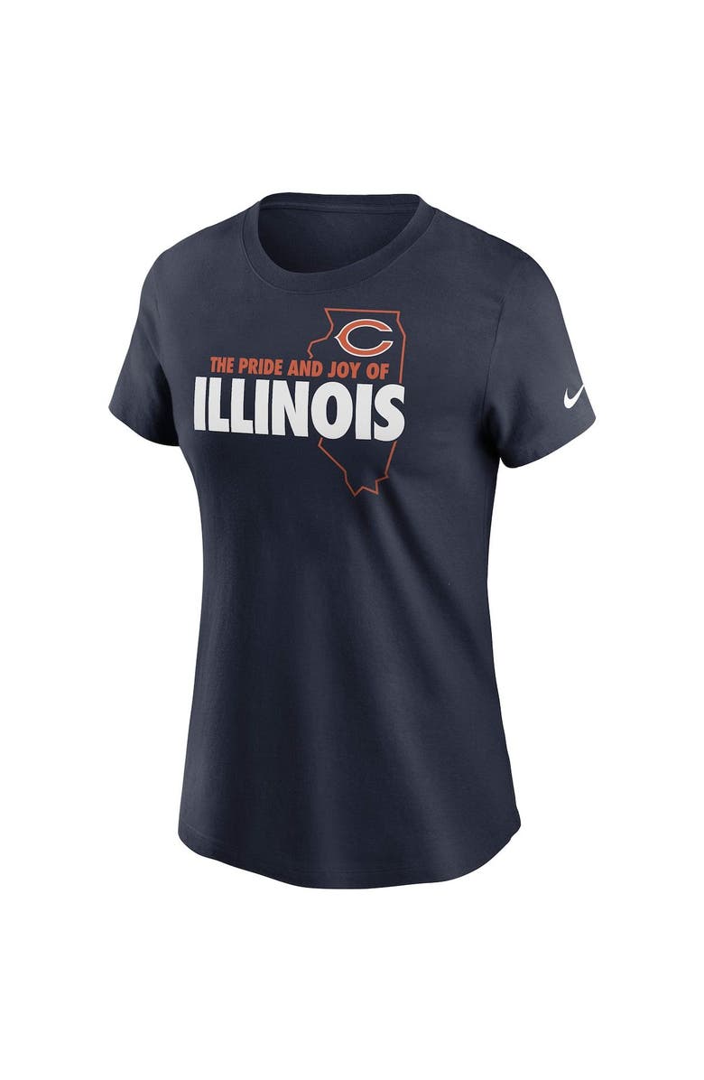 Nike Women's Nike Navy Chicago Bears Hometown Collection T-Shirt, Alternate, color, Navy