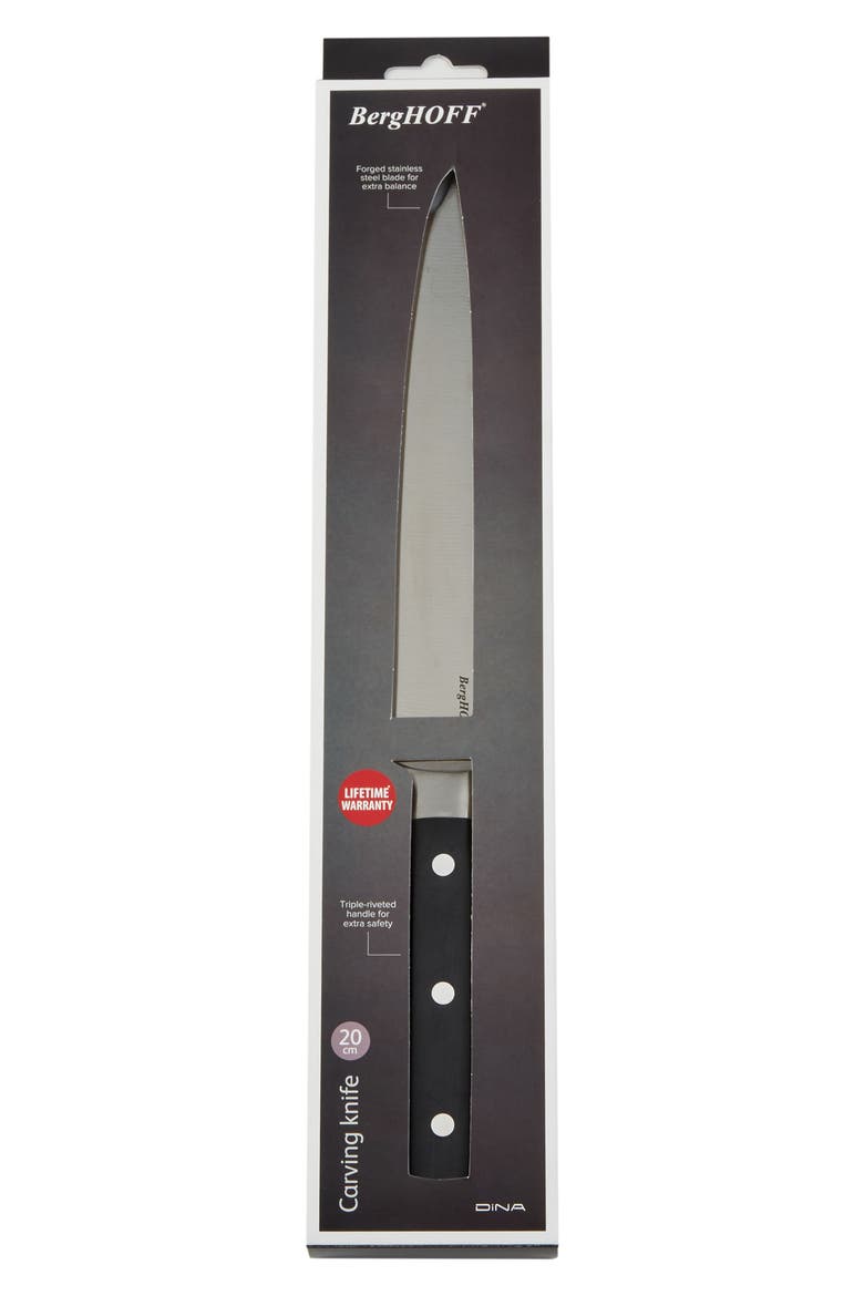 DiNA Gene 8-Inch Carving Knife, Alternate, color, BLACK