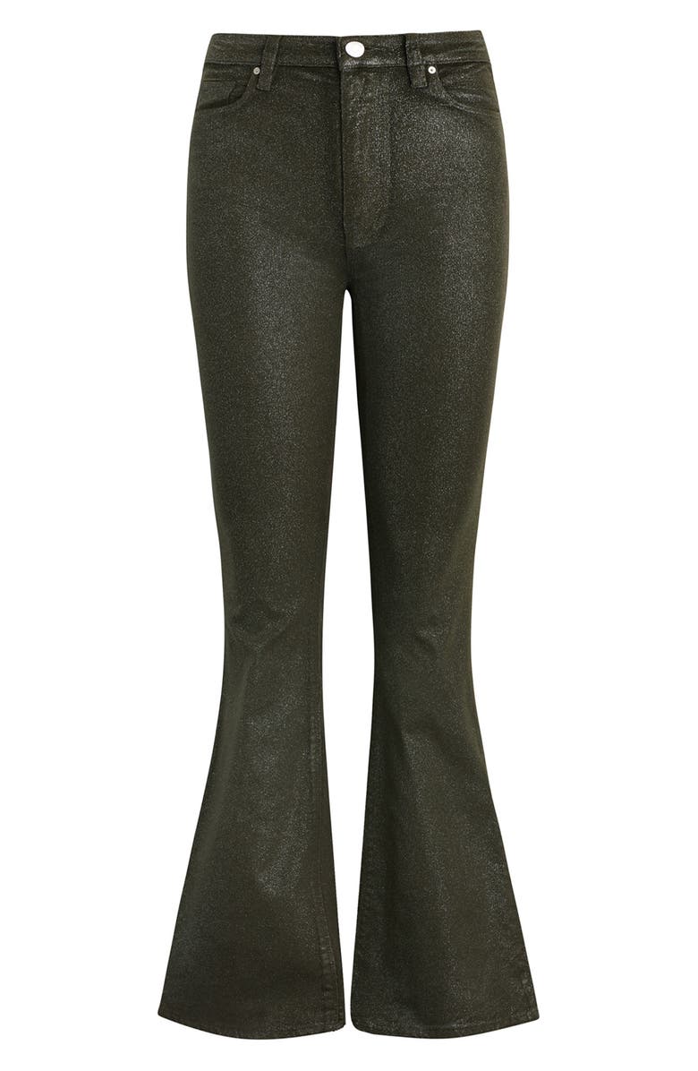 Hudson Jeans Holly Glitter High Waist Flare Jeans, Alternate, color,