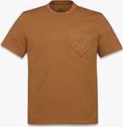 MCM Essential Logo Pocket T-Shirt in Organic Cotton