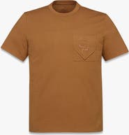 MCM Essential Logo Pocket T-Shirt in Organic Cotton