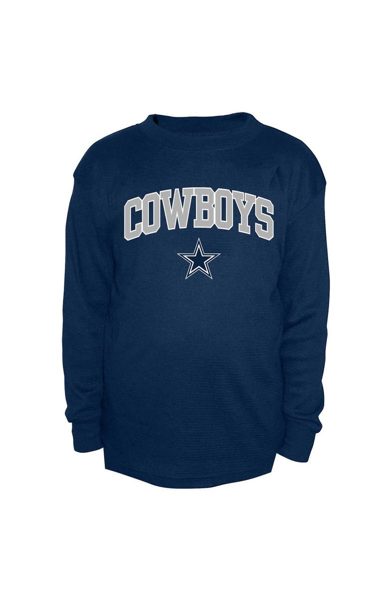 FANATICS Men's Fanatics Navy Dallas Cowboys Big & Tall Thermal Long Sleeve T-Shirt, Main, color, 