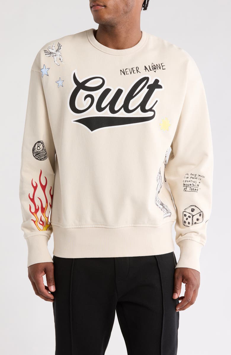 Cult of Individuality Pullover Sweatshirt, Main, color, 