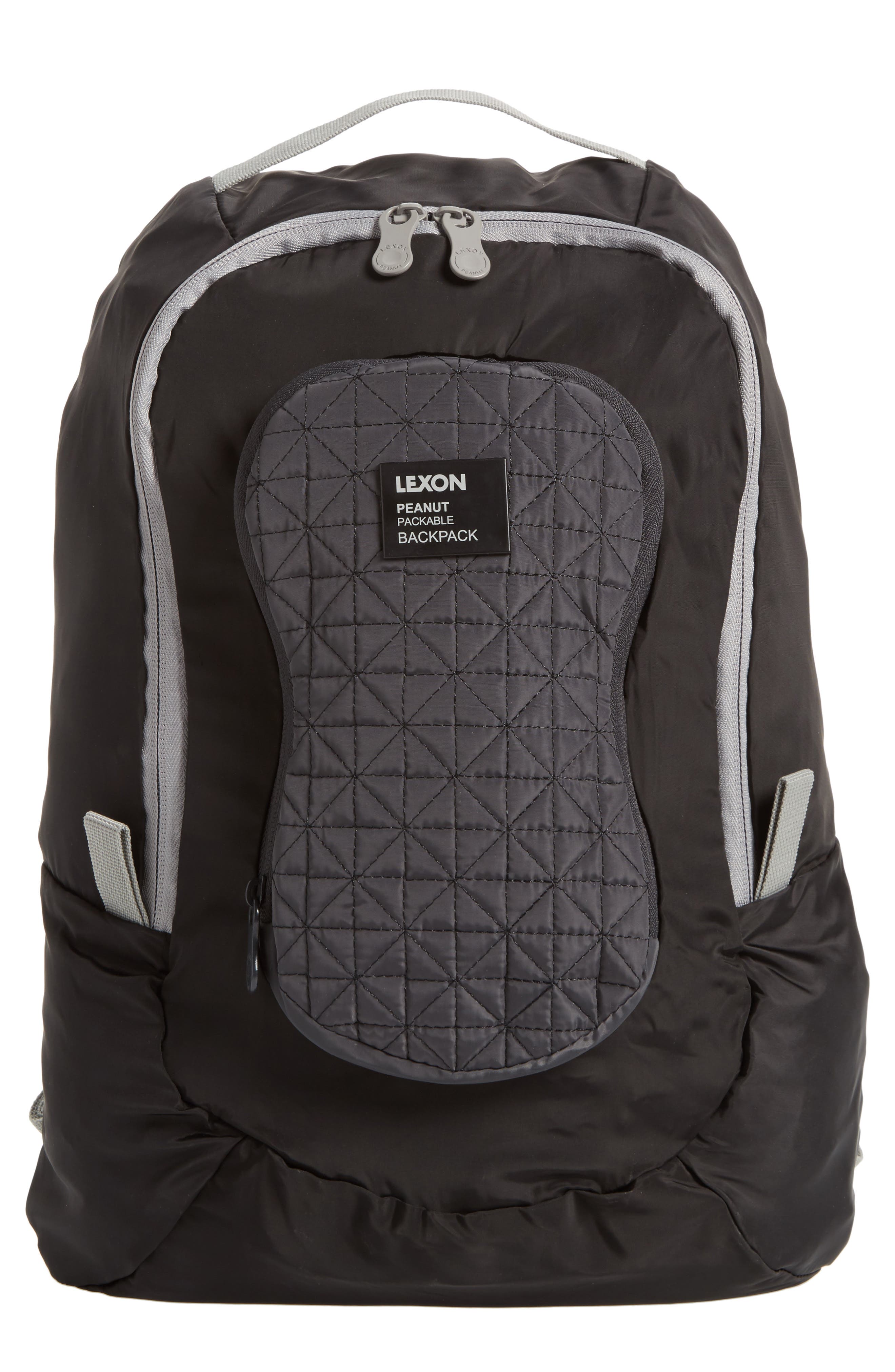 LEXON Packable Peanut Backpack, Main, color, 