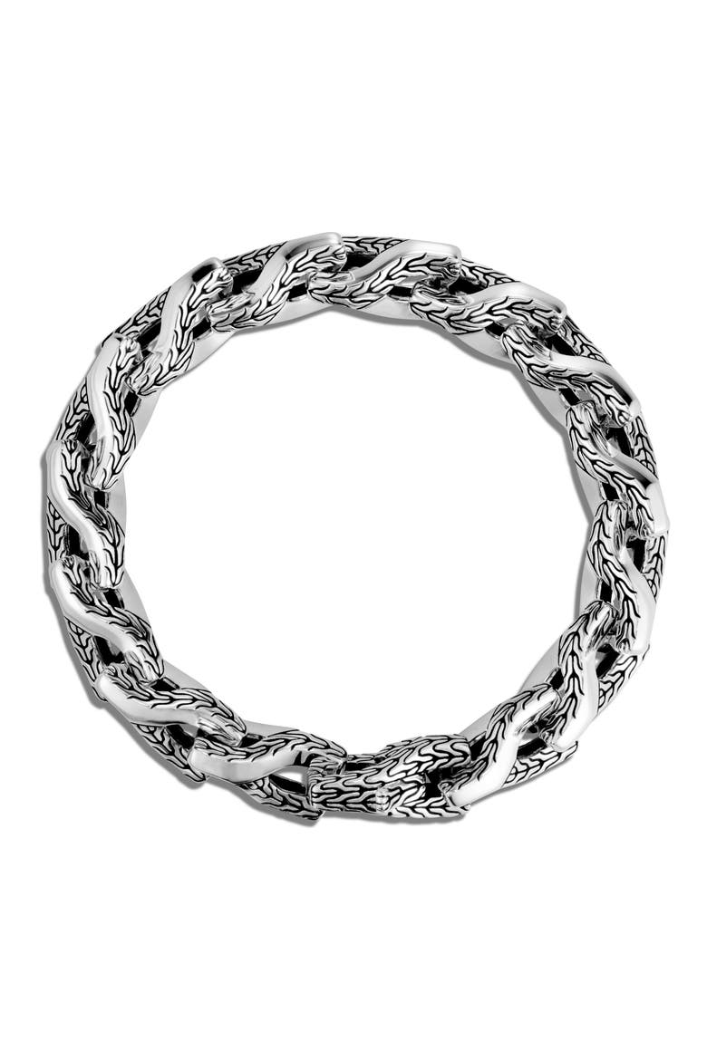 Men's Asli 10.5mm Link Bracelet, Alternate, color, SILVER