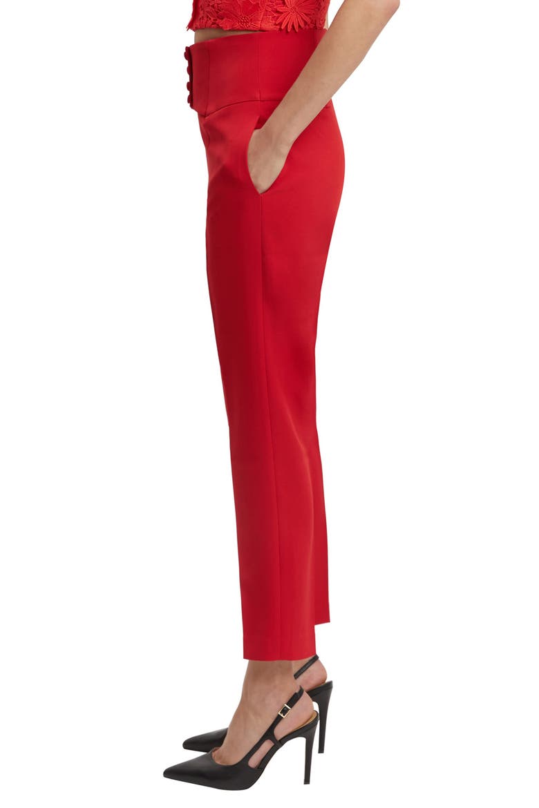 Corset Pants, Alternate, color, FAMOUS RED