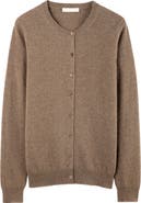 Gobi Cashmere Essential Cashmere Crewneck Cardigan