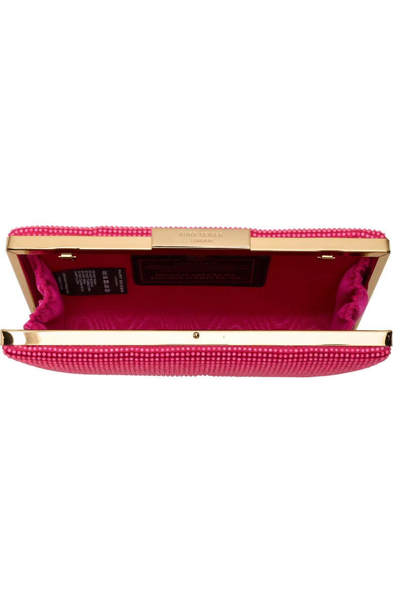 Kurt Geiger London Crystal Box Clutch, Alternate, color, Pink