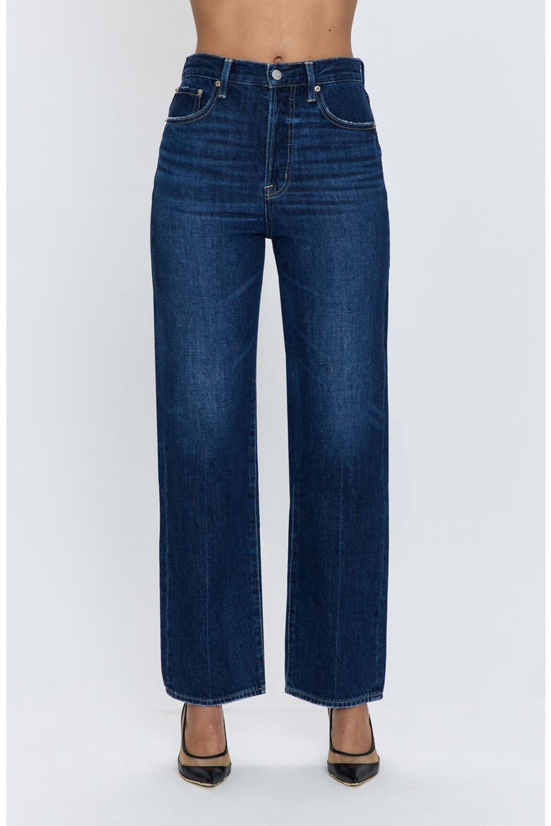 Cassie High Waist Straight Leg Jeans, Main, color, CULTIVATE