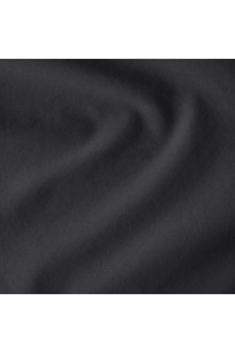 100% Organic Cotton Percale Sheet Set - Split Head King, Alternate, color, Black