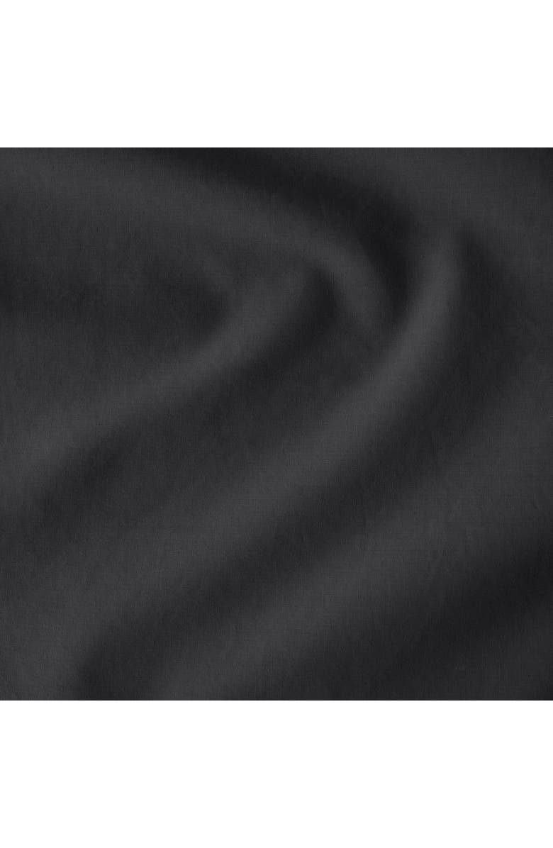 Bare Home 100% Organic Cotton Percale Cooling Sheet Set - Split Head King, Alternate, color, Black