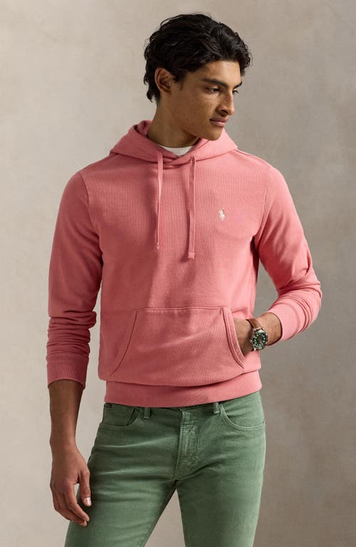Polo Ralph Lauren Cotton French Terry Hoodie In Pink