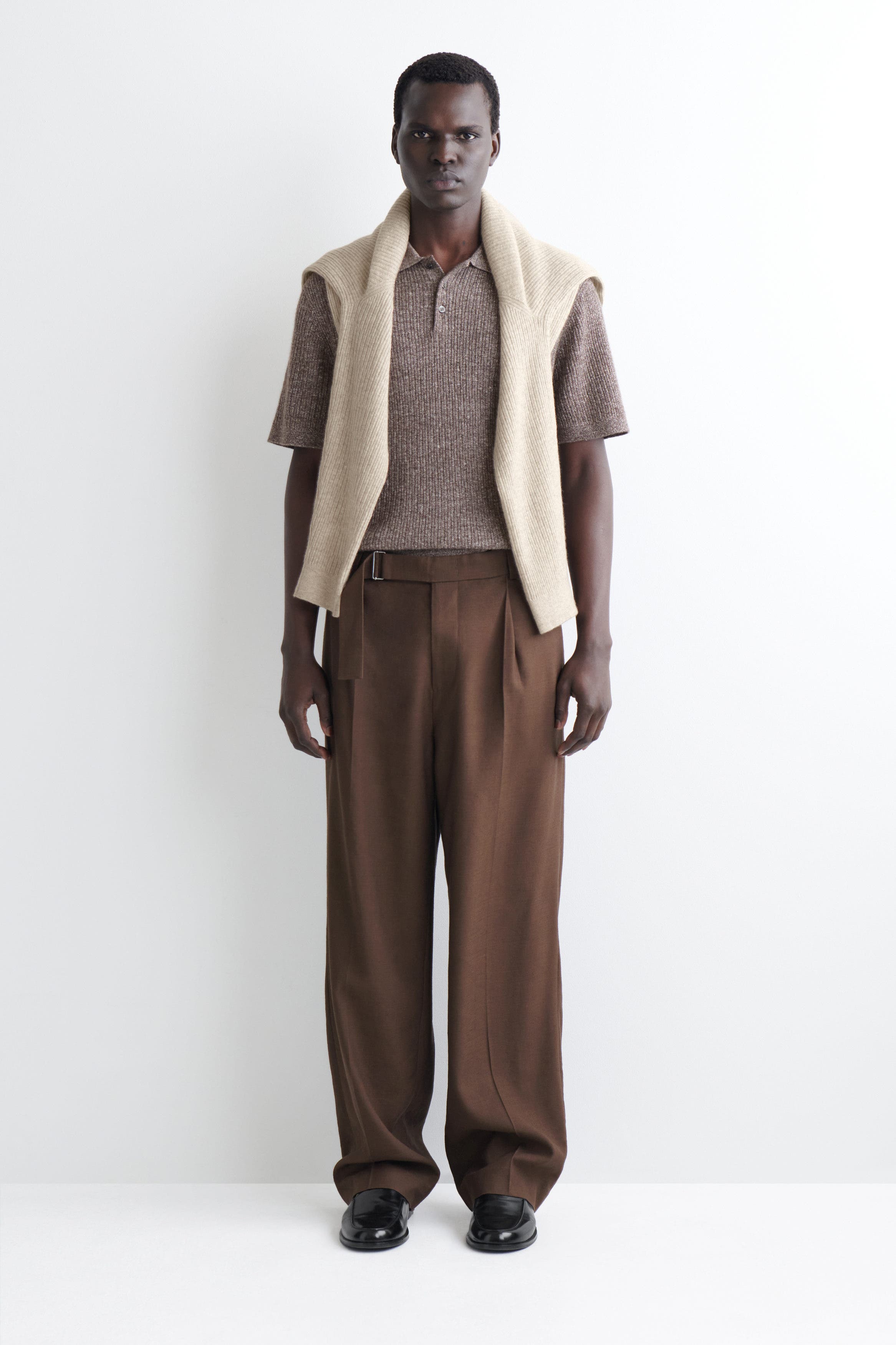 Cashmere-Linen Polo Shirt - image 2