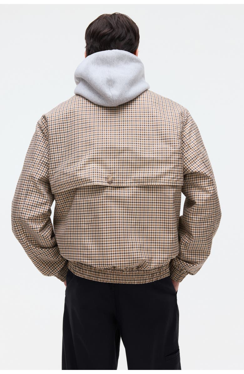 H&M Twill Jacket, Alternate, color, Beige/Checked
