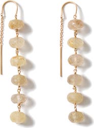 Chan Luu Semiprecious Stone Linear Drop Earrings