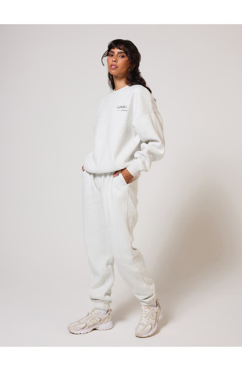 LOVALL ALL SZN Cuffed Jogger, Alternate, color, Light Grey Marl