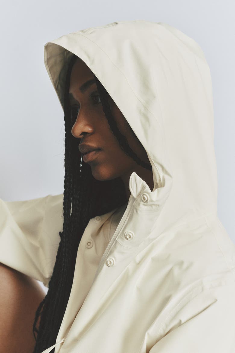 Sports Rain Jacket, Alternate, color, Cream