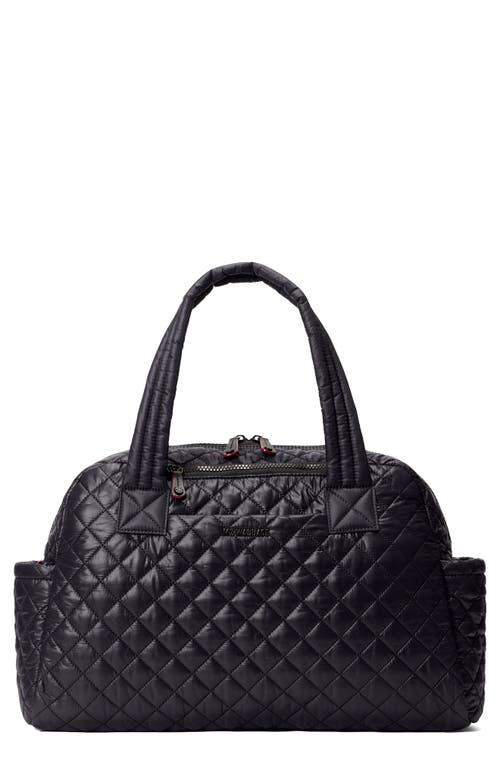 Mz Wallace Jimmy Deluxe Quilted Nylon Duffle Bag