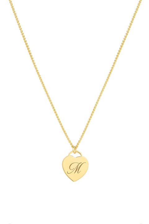 Alice Initial Heart Necklace