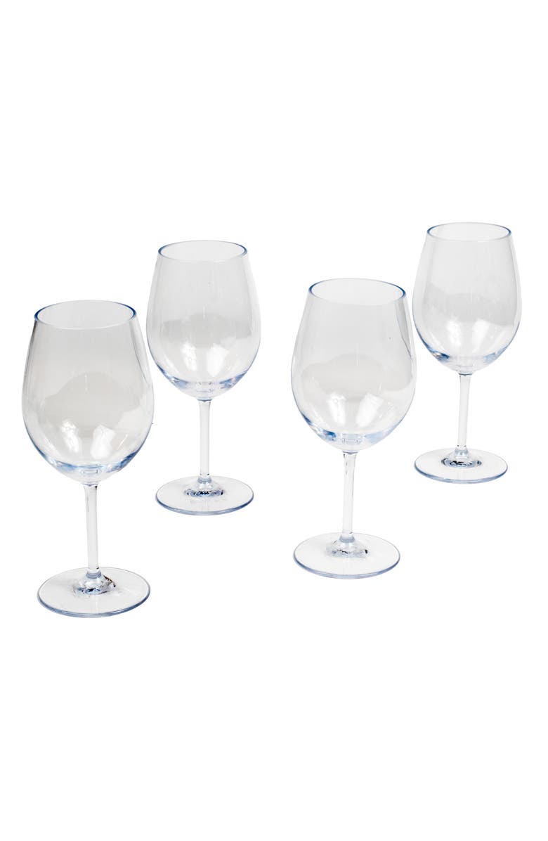 TarHong Montana Set of 4 Goblets, Main, color, Clear