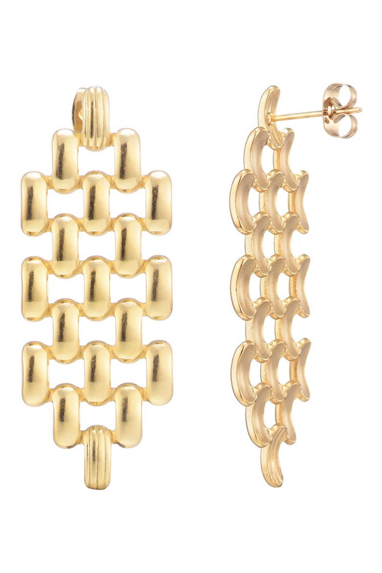 Tarnish Resistant Chandelier Earrings, Main, color, GOLD