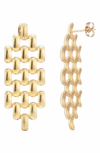 Adornia Tarnish Resistant Chandelier Earrings