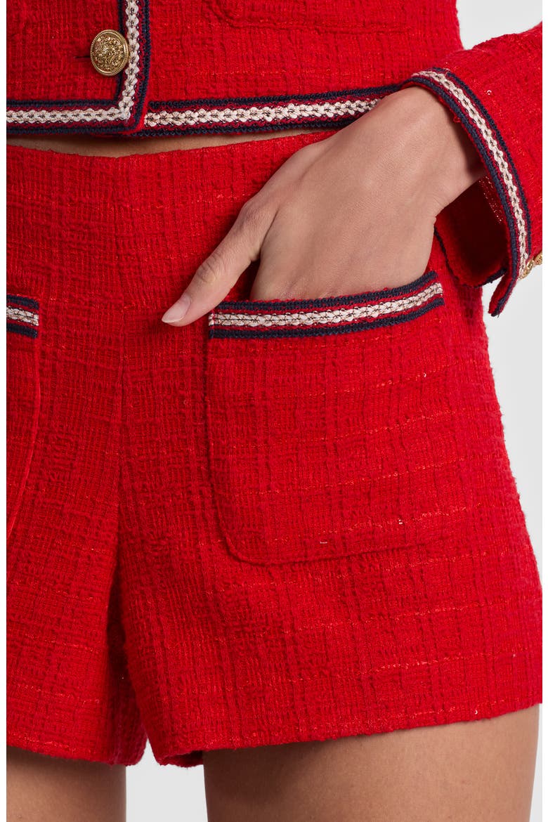 Troy Tweed Shorts, Alternate, color, CHILI PEPPER