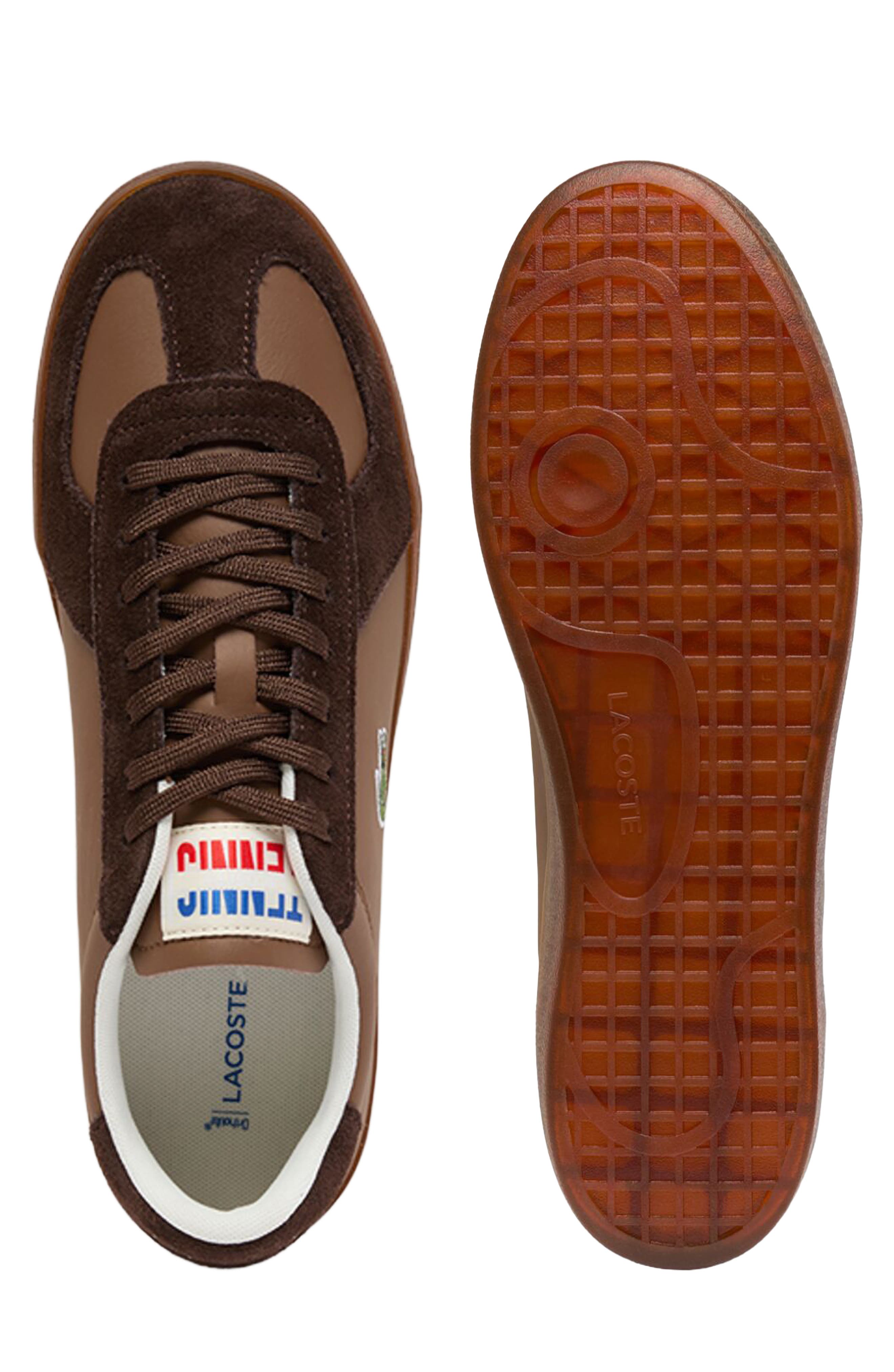 Linecourt Sneaker, Alternate, color, DARK BROWN/ GUM