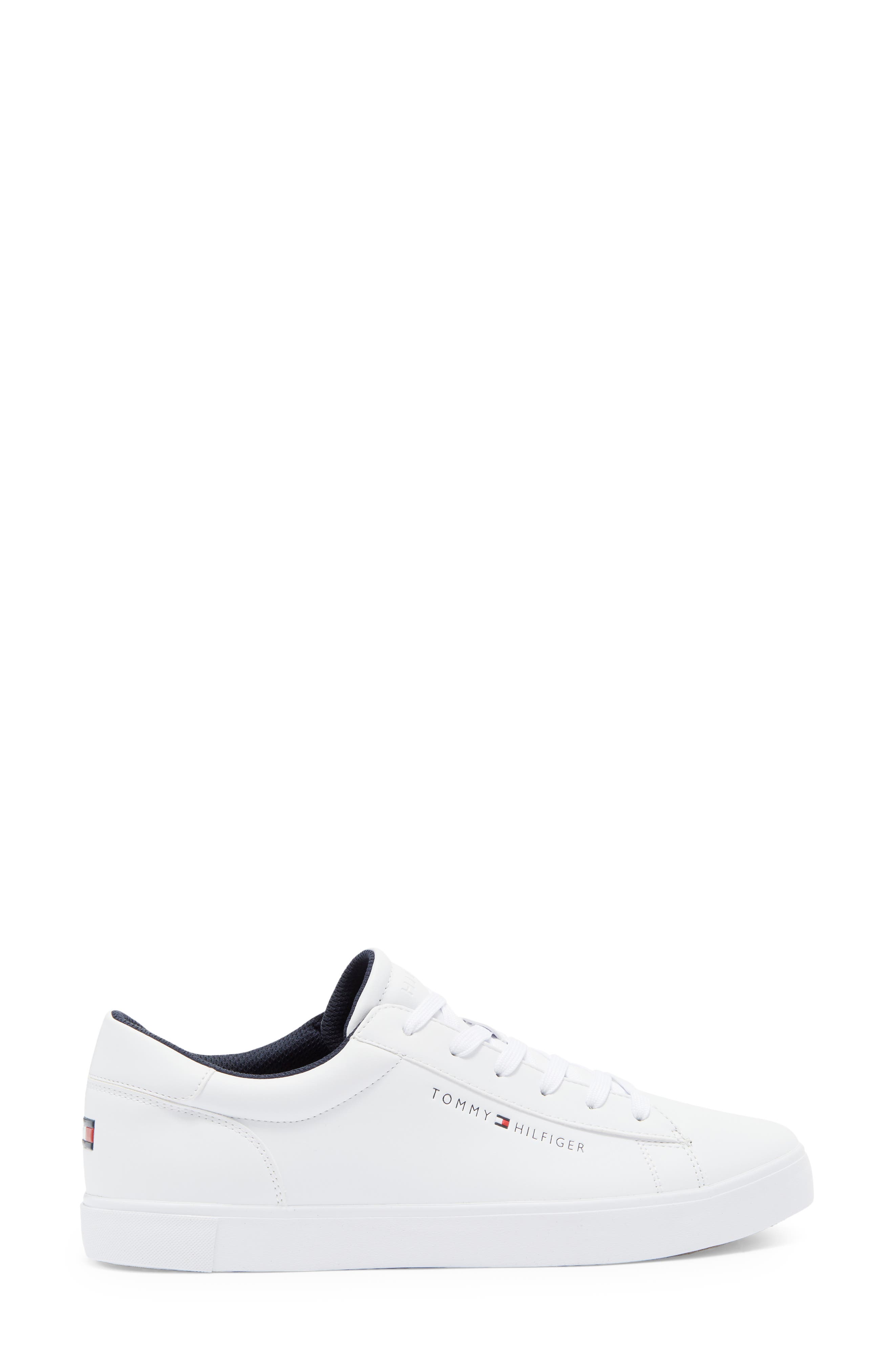 Ribby Low Top Sneaker, Alternate, color, WHITE