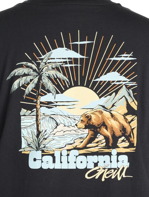 O'neill Big & Tall Hank The Tank Graphic Tee In Black