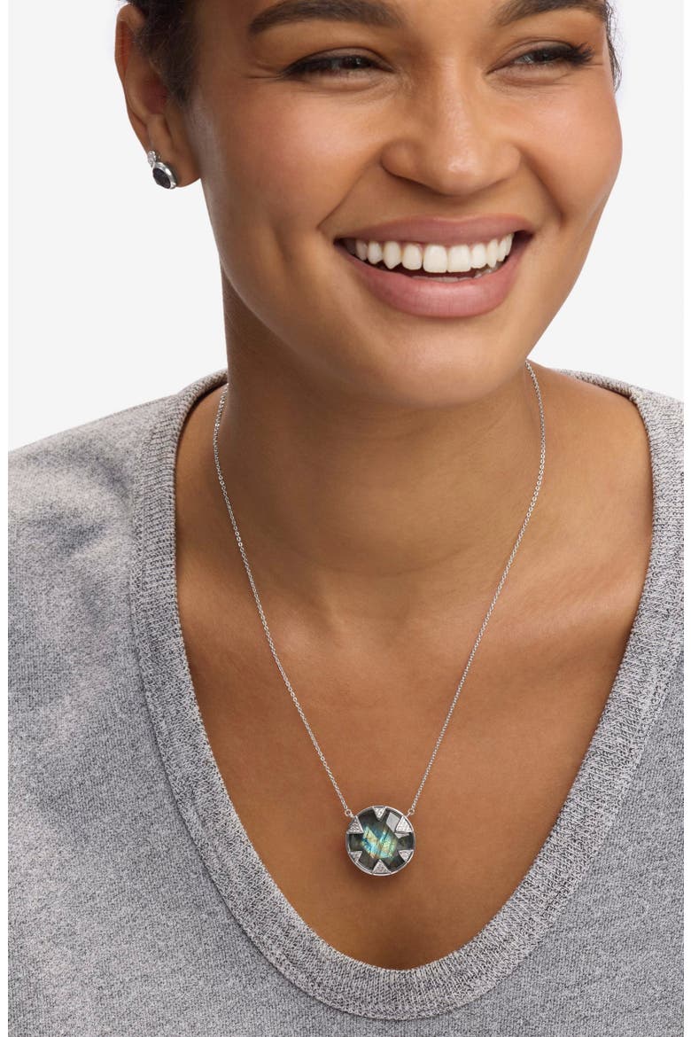 Tessa Labradorite Pendant Necklace, Alternate, color, SILVER-LAB