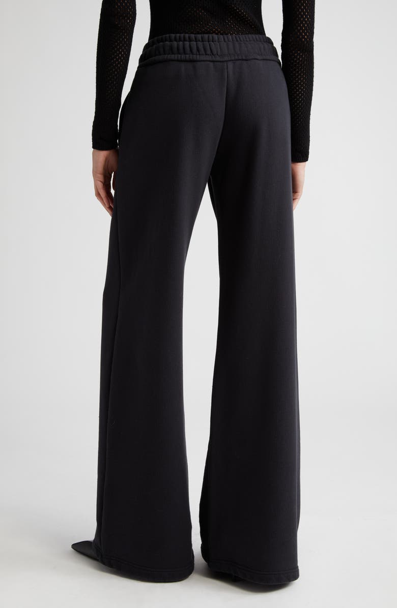 Off-White Bling Stars Arrow Wide Leg Cotton Sweatpants, Alternate, color,