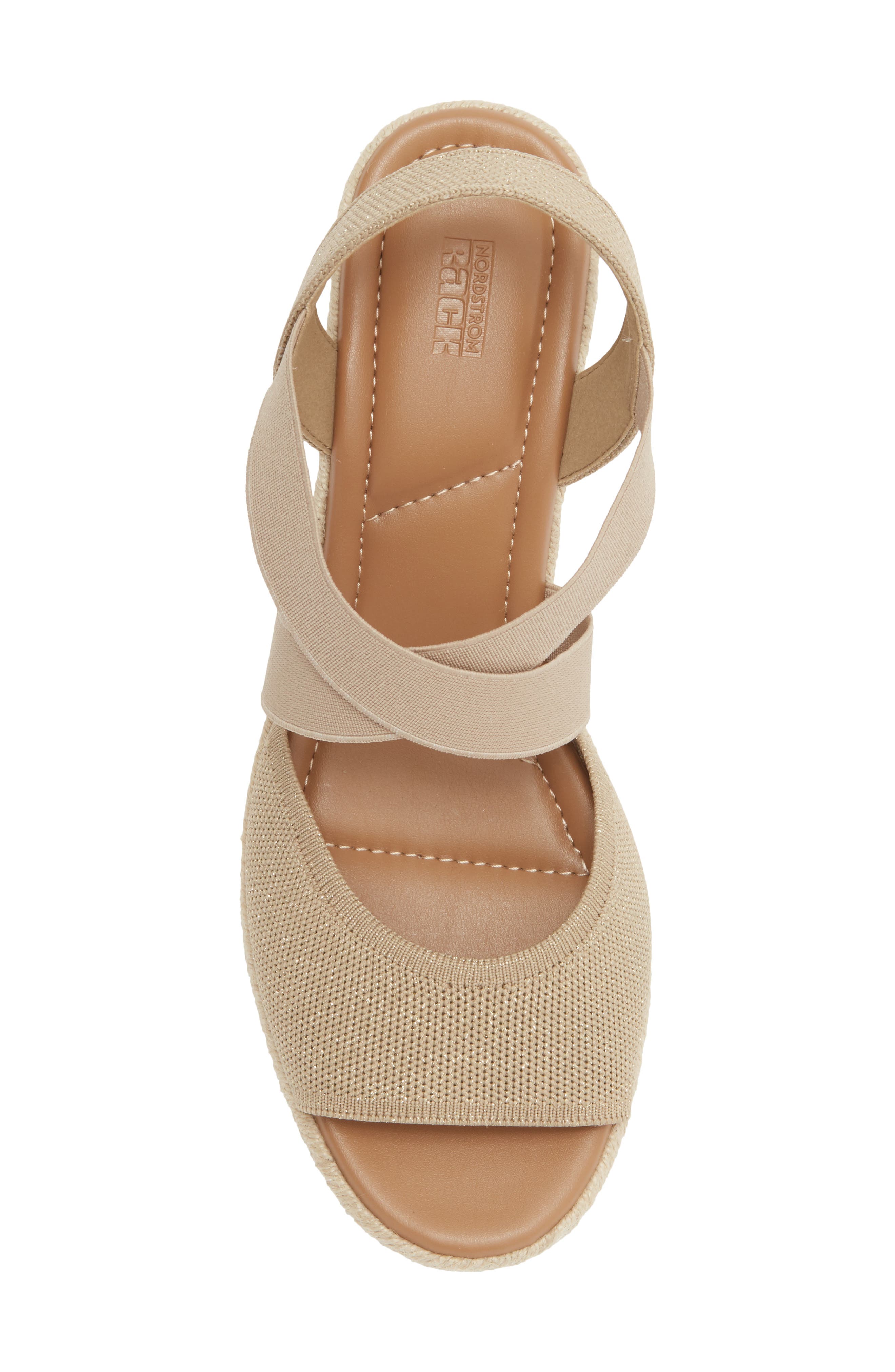 Bonnie Wedge Espadrille Sandal, Alternate, color, TAN TAUPE