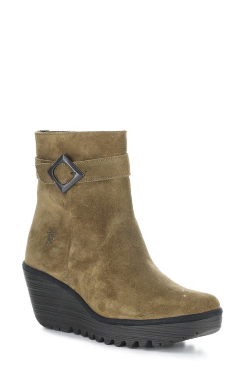 Fly London Yuji Wedge Bootie In Multi