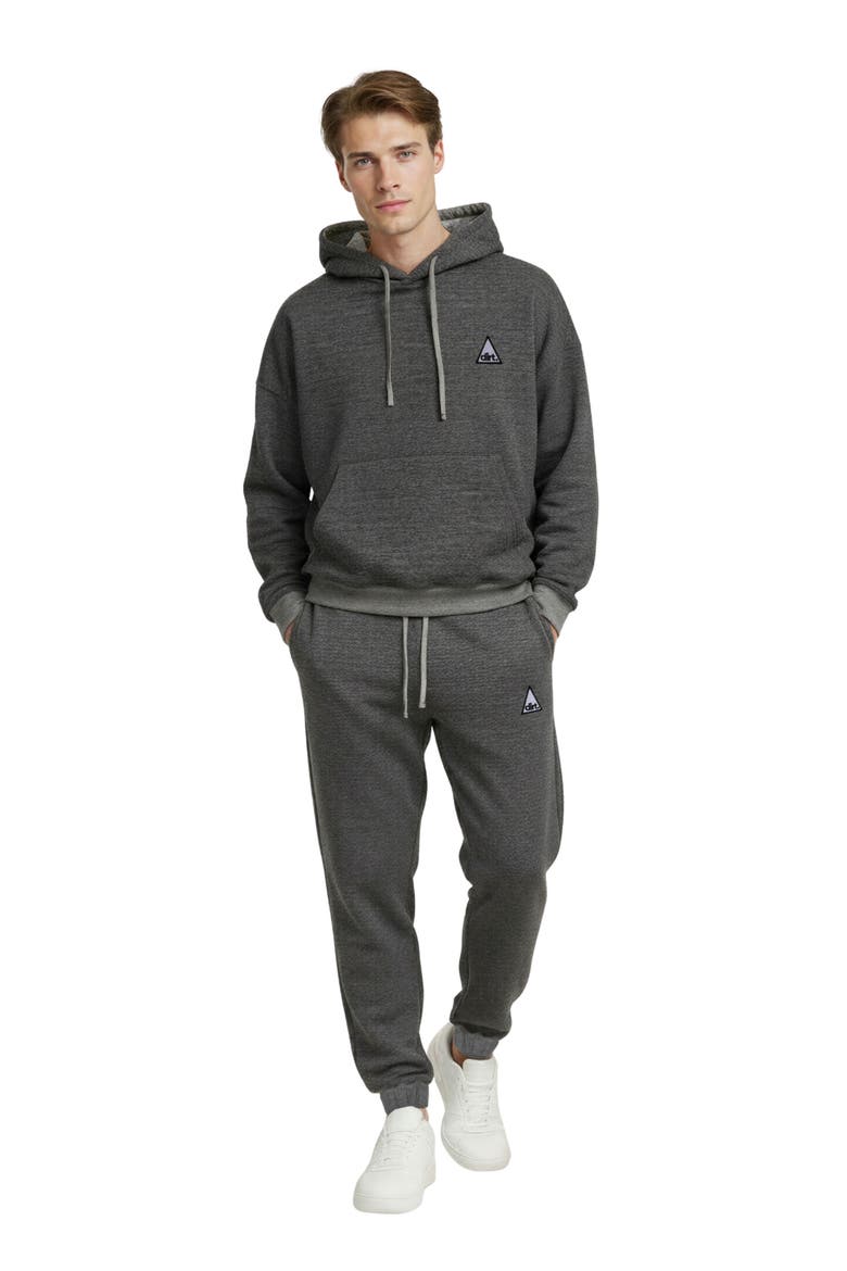 Skinny Textured Cotton Interlock Sweatpants, Alternate, color, GREY
