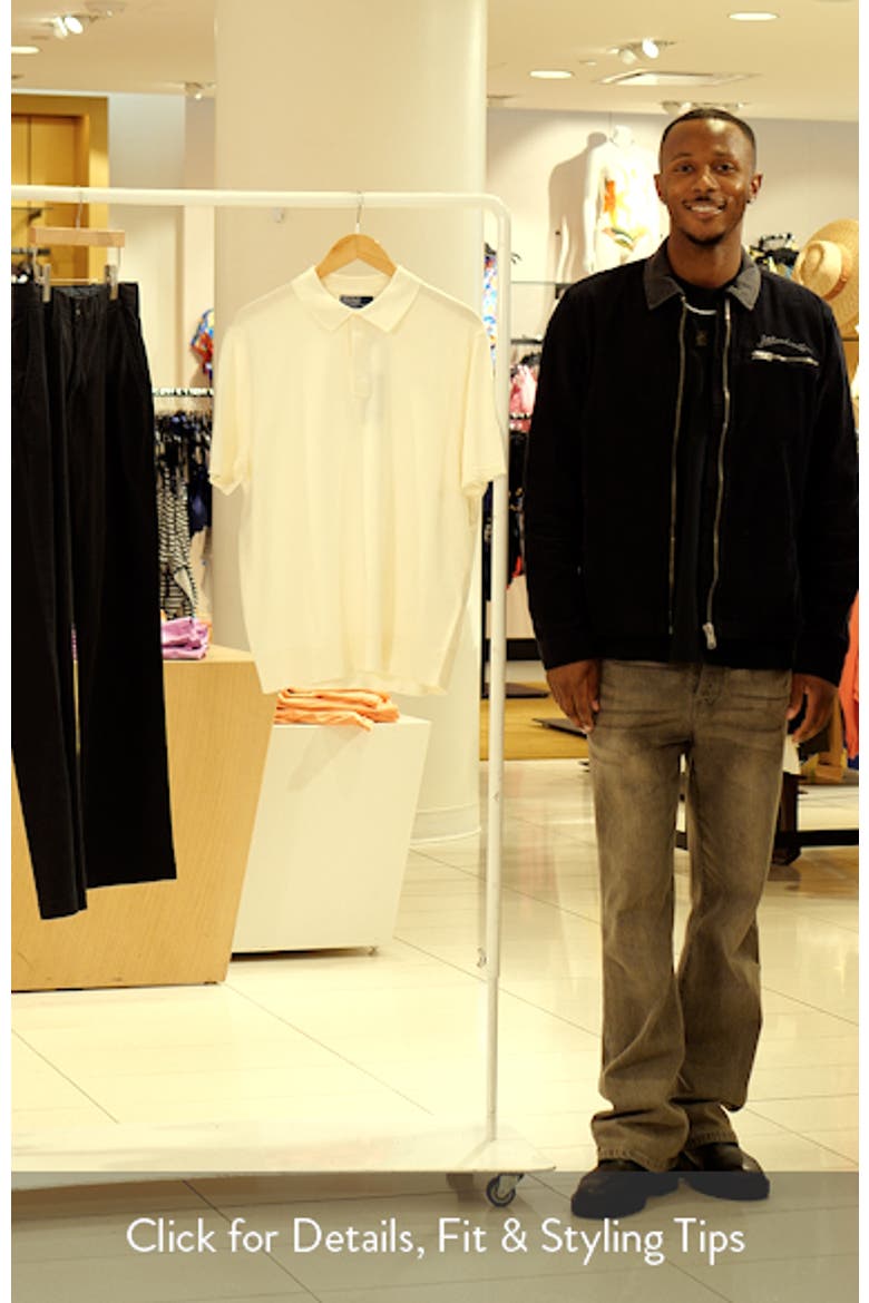 Rib Trim Cotton Polo video